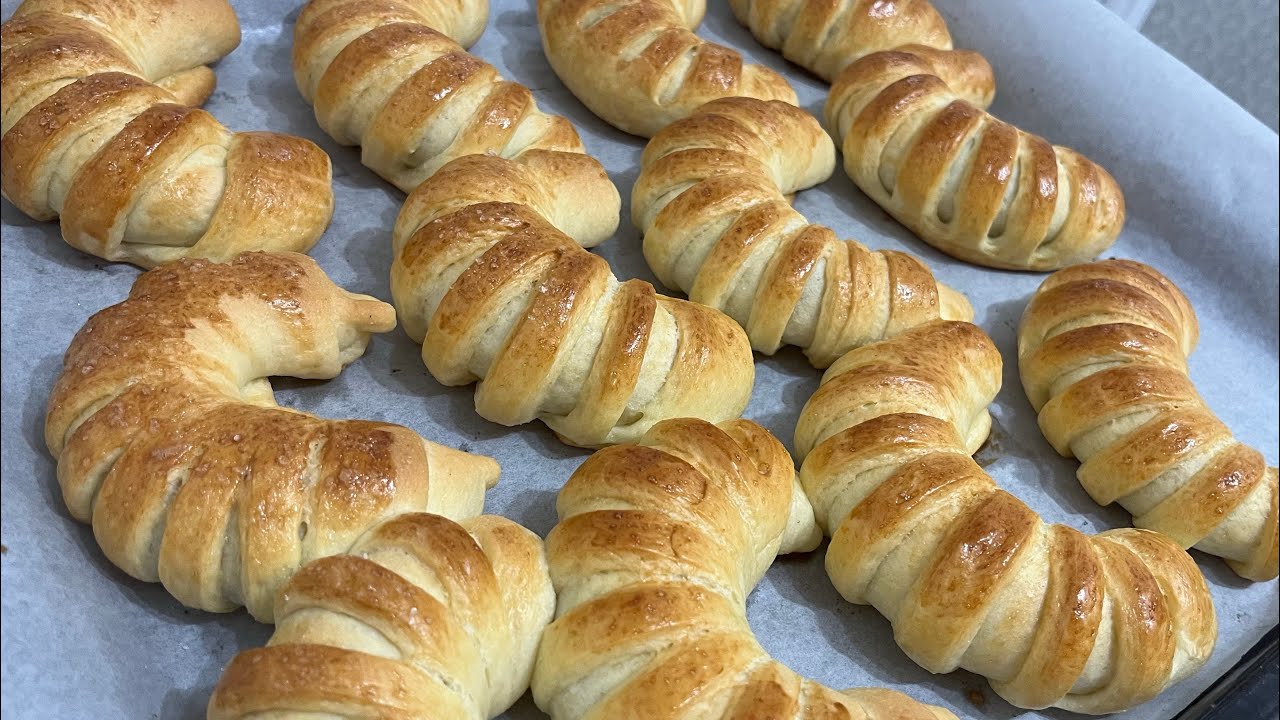 Булочки воздушные. Үлпілдек булочки. Өте дәмді жасап көр.
