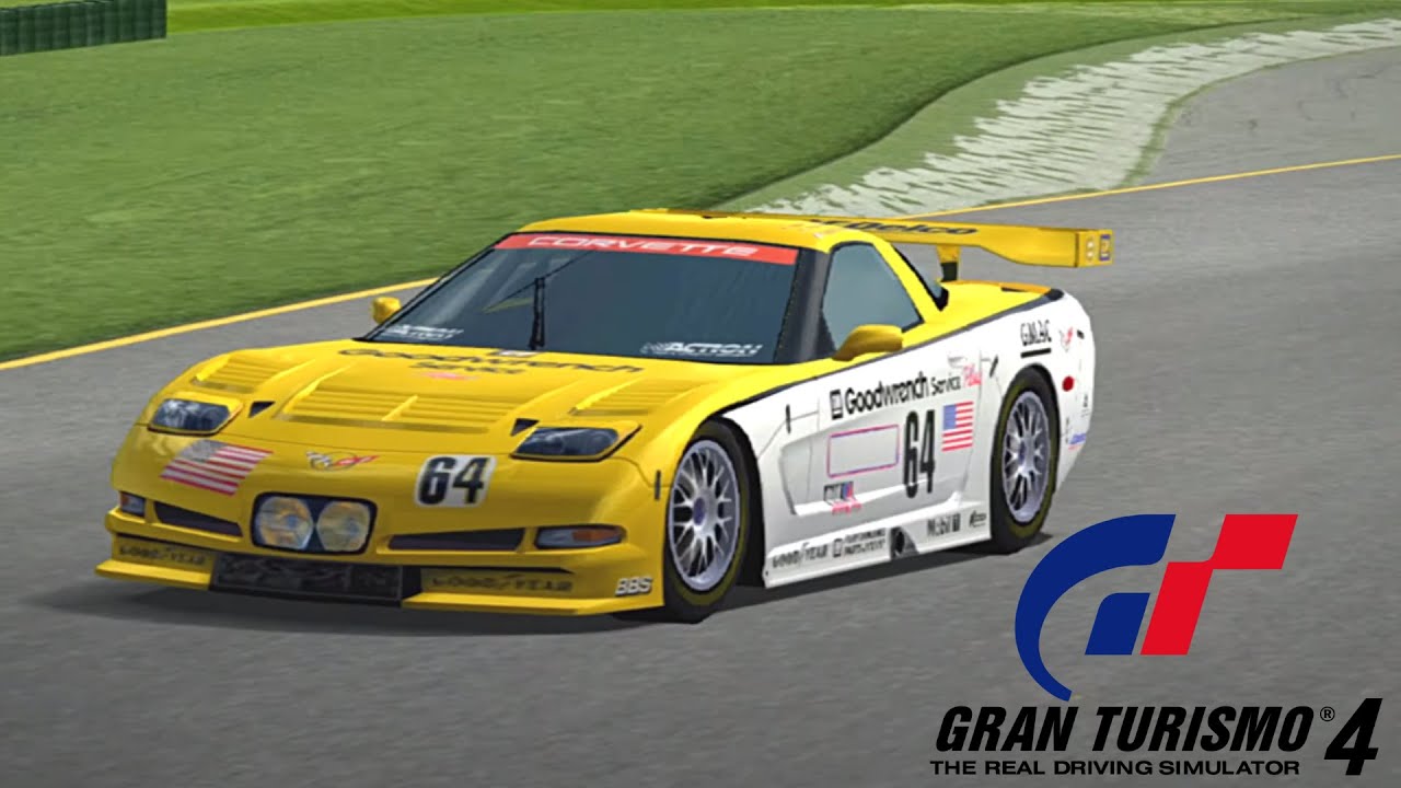Gran Turismo 4 - Chevrolet Corvette C5R (C5) '00 (4K 60fps Gameplay)