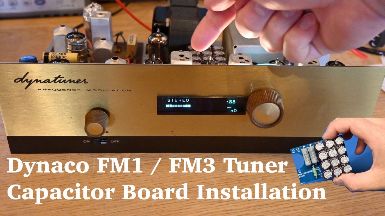 Dynaco FM1/FM3 FM Tuner Capacitor Board Installation