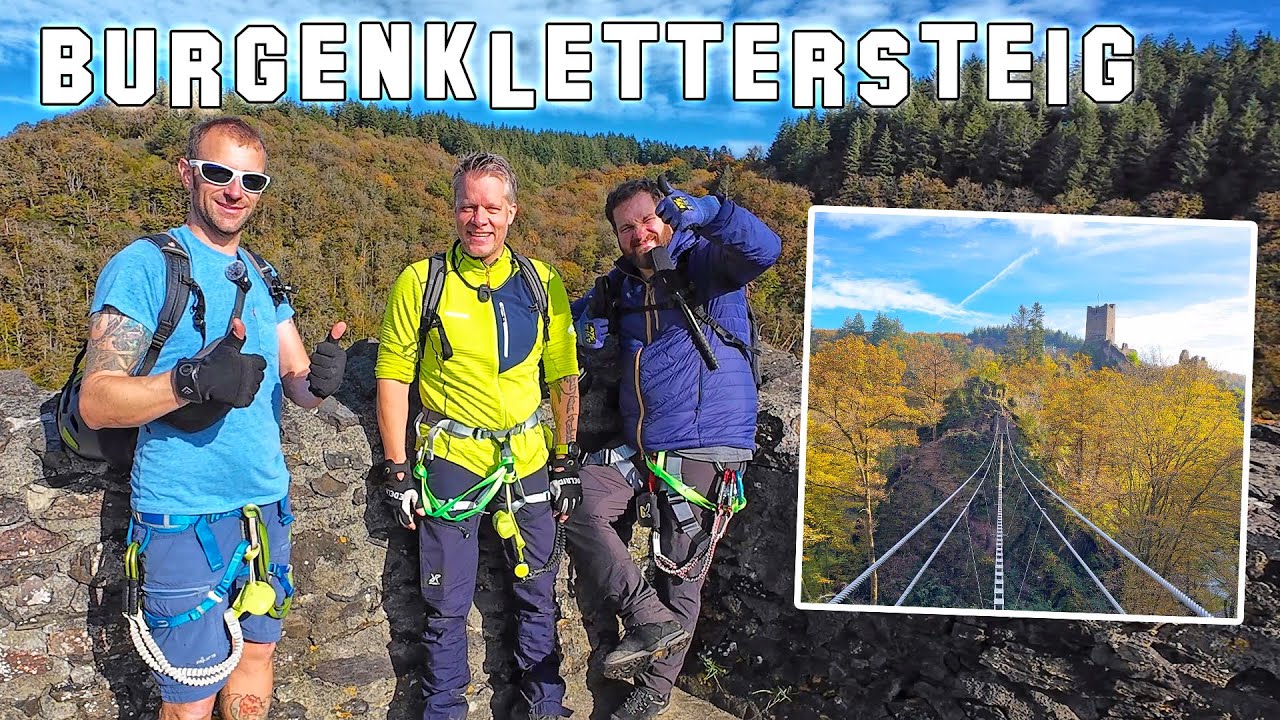 Manderscheider Burgenklettersteig mit @oms und @Dominik - Hike & Adventure