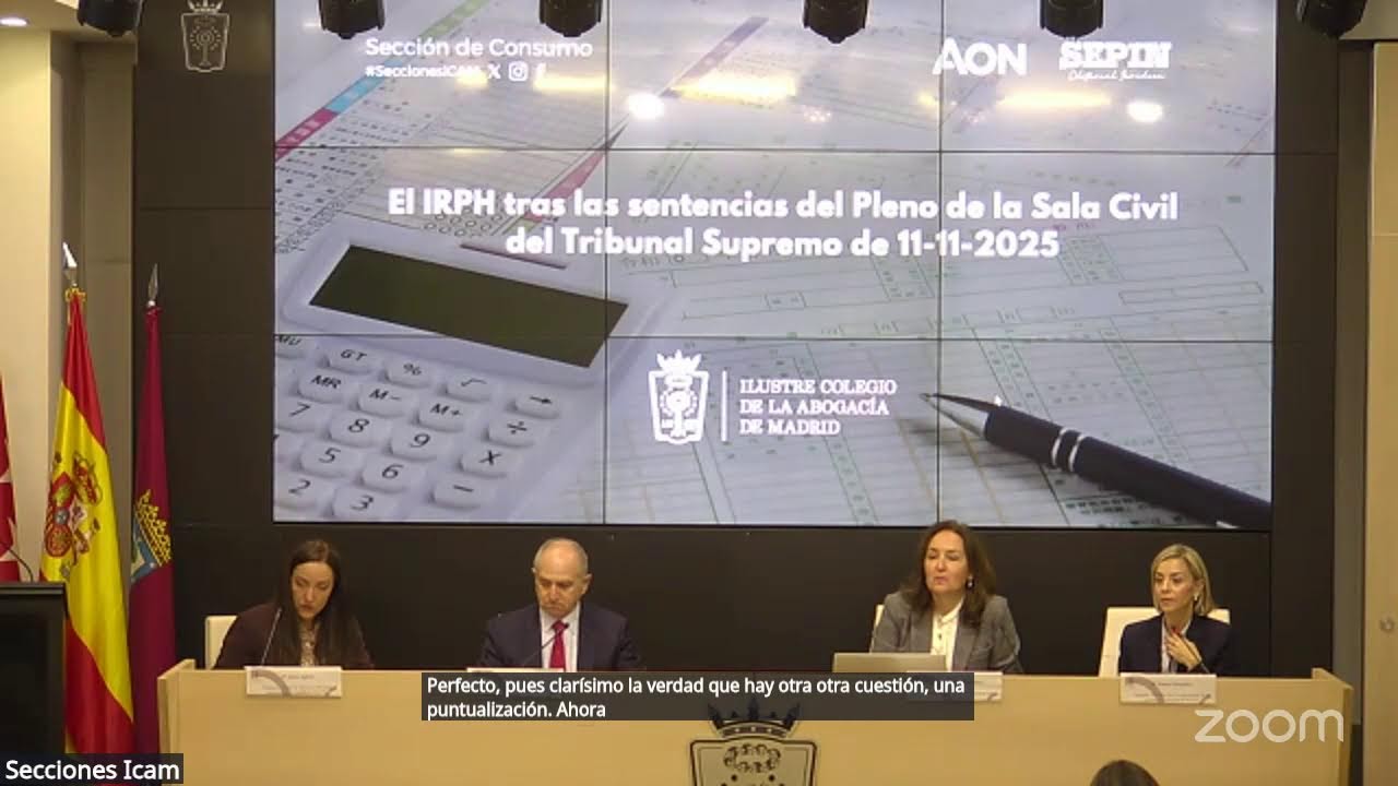 SECC. CONSUMO - El IRPH tras sentencias del Pleno del TS