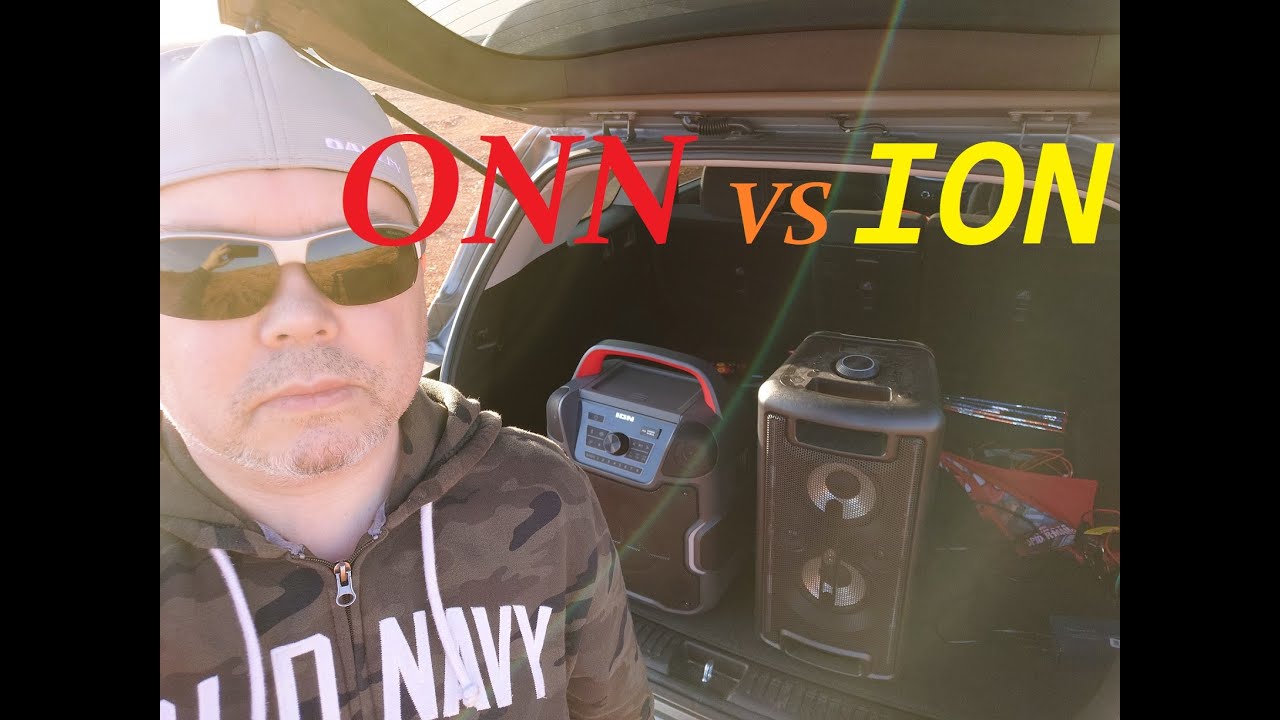 Большой динамик для вечеринок Onn против ION Pathfinder 320 🛻 Tailgater Special — бюджетные динам...