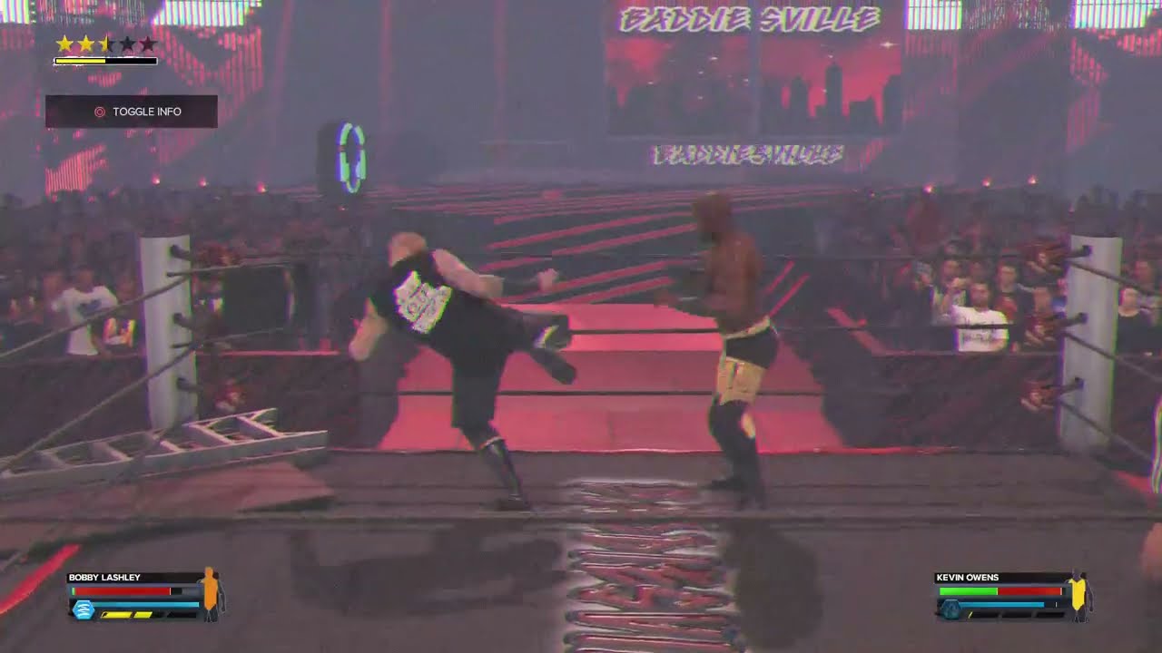 WWE 2K24 BADDIESVIILLE| KEVIN OWENS VS BOBBY LASHLEY