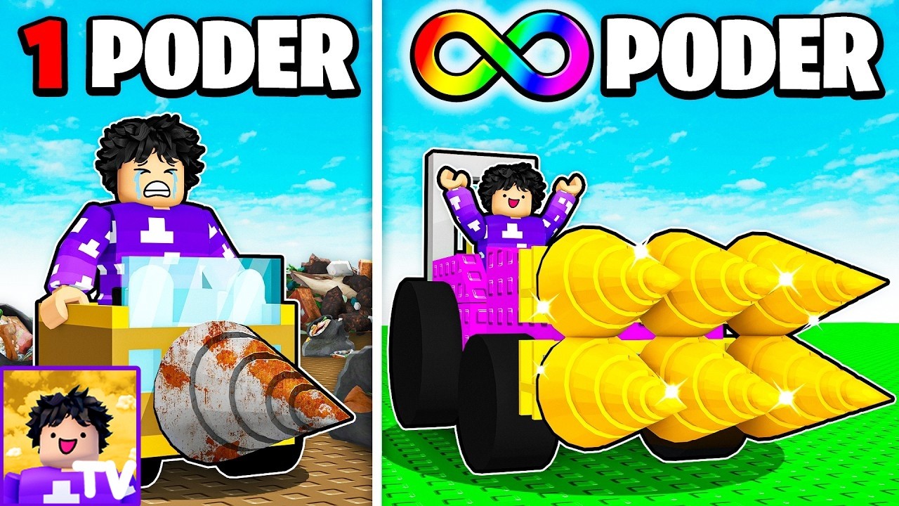 construí a IMPARÁVEL MAQUINA DE MINERAÇÃO para ficar RICO no Roblox