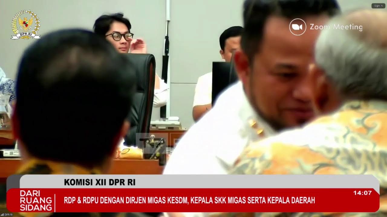BREAKING NEWS- KOMISI XII DPR RI RDP & RDPU DGN DIRJEN MIGAS KESDM, KEPALA SKK MIGAS & KEPALA DAERAH