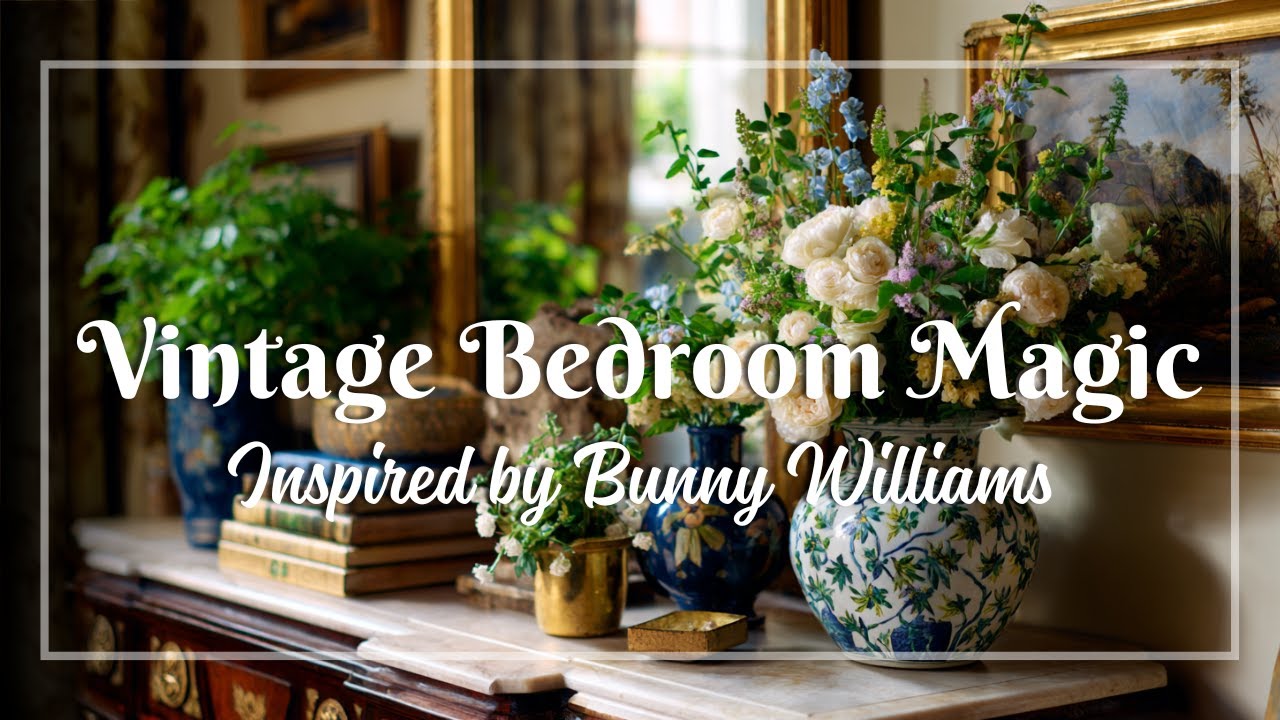 Turn Your Bedroom Into a Vintage Escape with Bunny Williams' Layered, Luxe Traditional Style