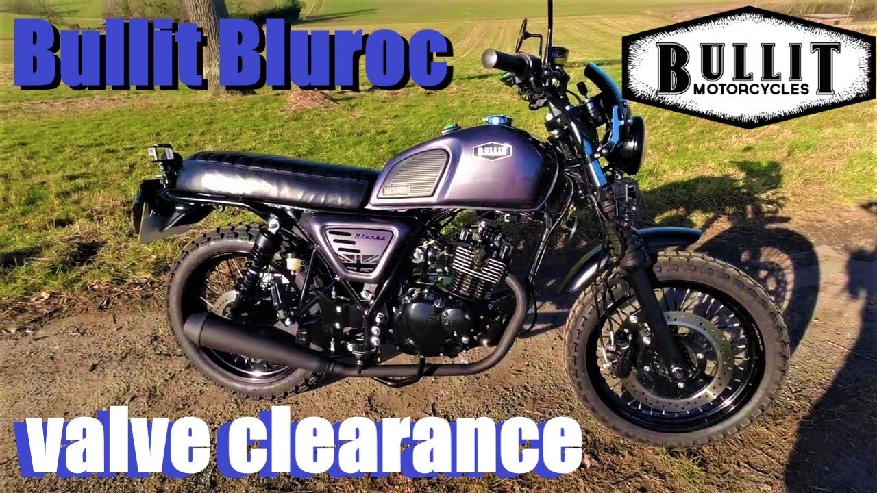 Bullit Bluroc 125 valve clearance [ doing the valve clearance on a Chinese motorcycle 2022 ]
