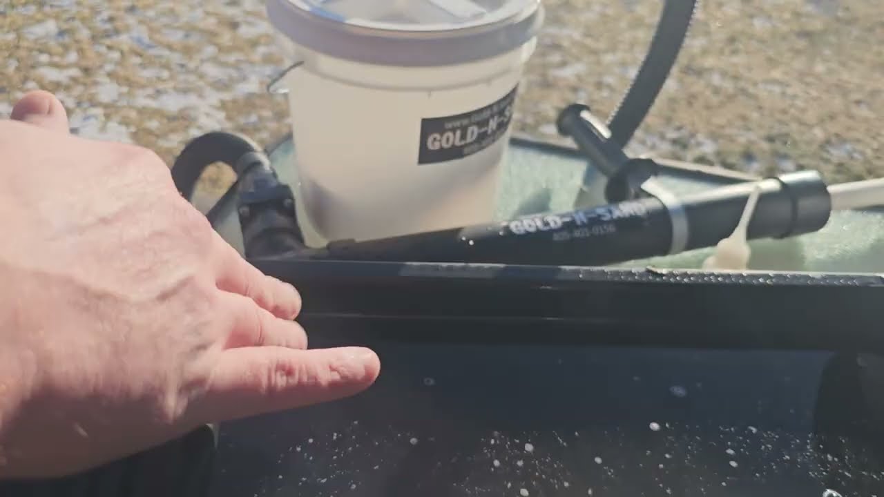 Gold N Sand Hand Dredge PART 2- Finished Bucket (35 minutes of work at the Creek)