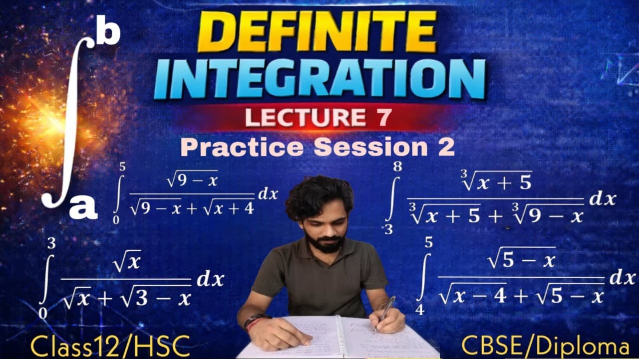 Lecture 7 Definite Integration | Integrals Solved by using properties |Step-by-Step & Easy Tricks