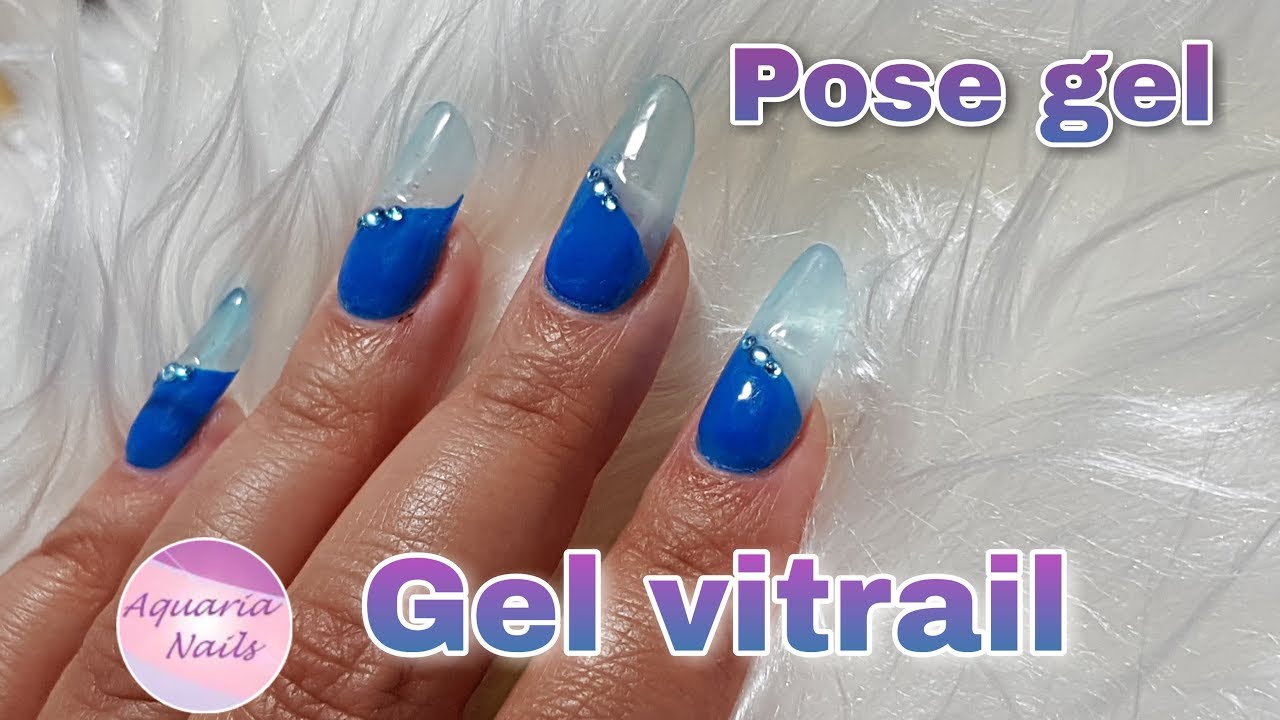 Pose gel vitrail - Ongle en gel