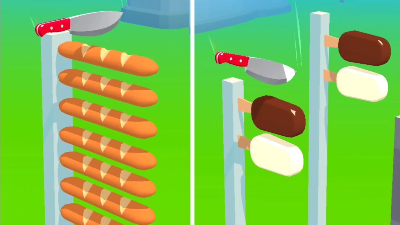 Slice It All Gameplay! Satisfying and Relaxing ASMR Slicing Video