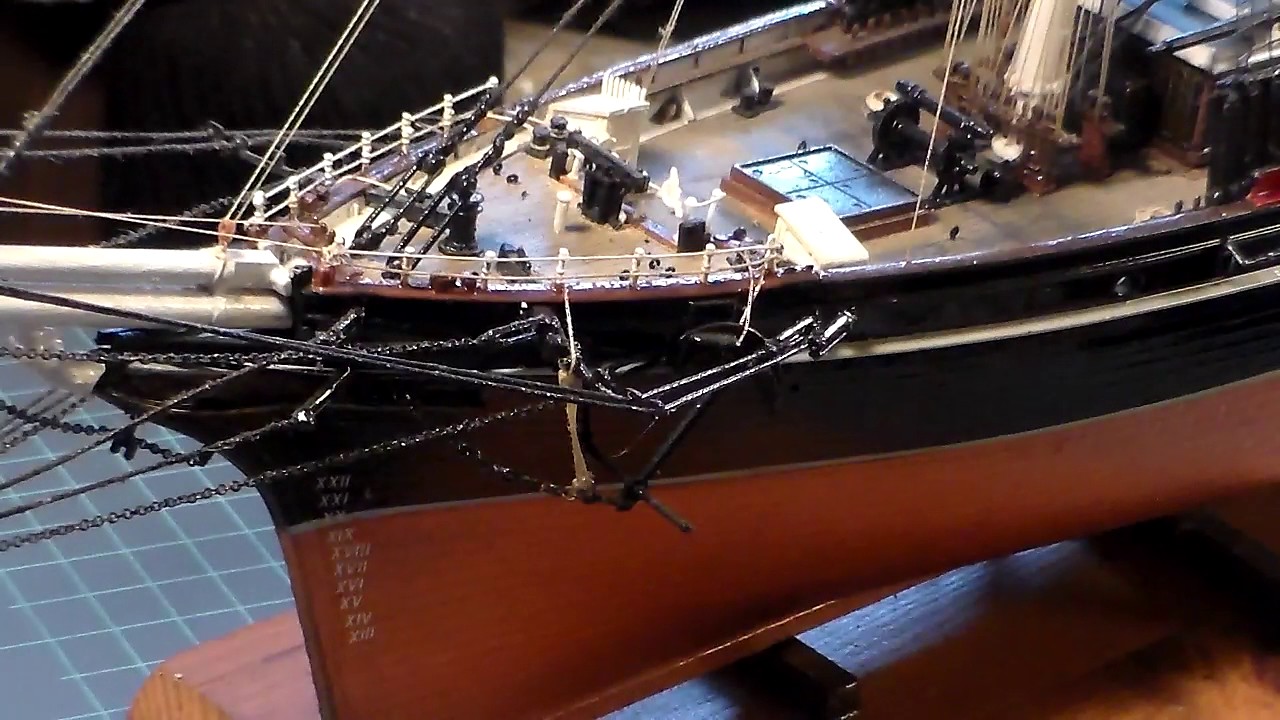 REVELL 1959 CUTTY SARK winter finish up build video 1