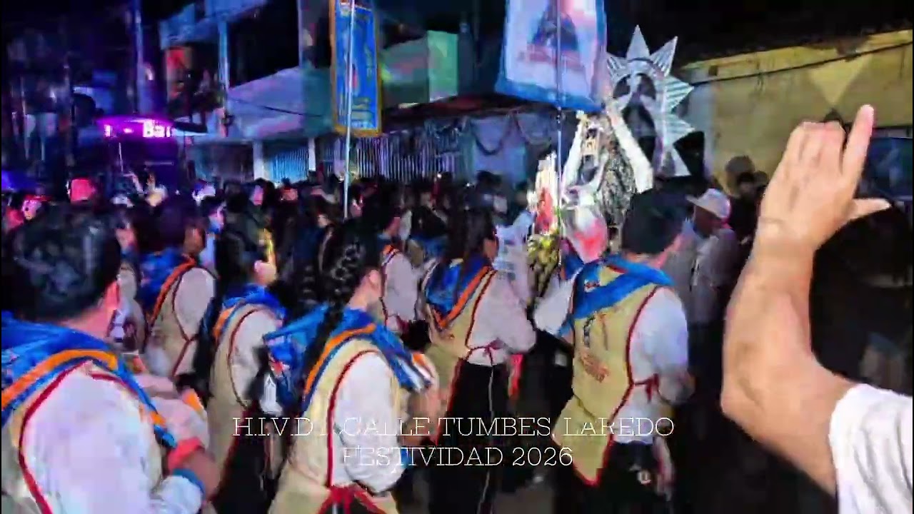 NEGRITOS PORVENIR TRUJILLO - DESPEDIDA DE LA IVP DE LA CALLE TUMBES, LAREDO 2026
