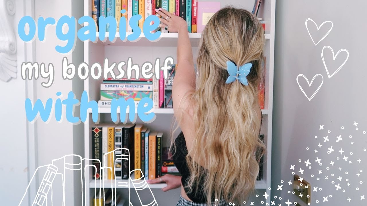 bookshelf reorganisation ✨ build and organise my new bookshelf with me