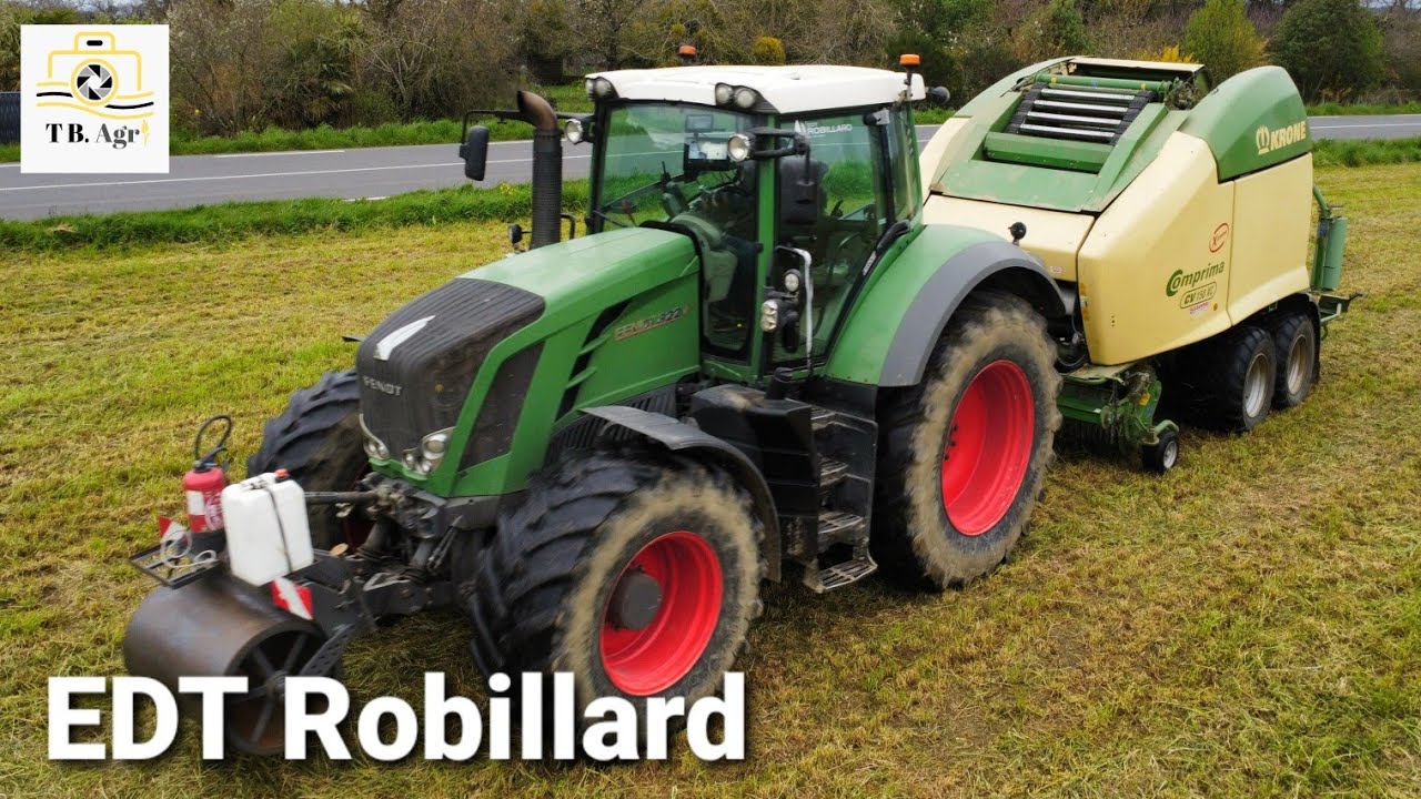 ☘🤠 ENRUBANNAGE 2023 | EDT Robillard | Fendt 822 & Krone Comprima [Dji, Gopro]
