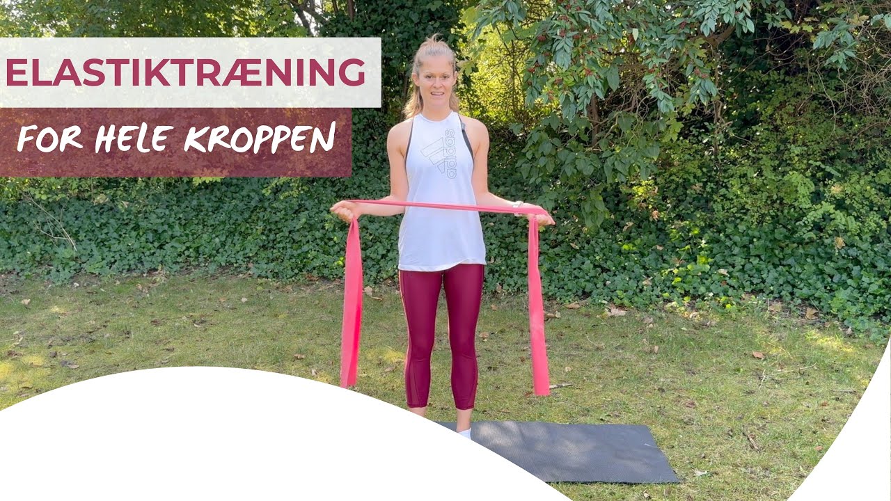 Elastiktræning for hele kroppen | Træning med en lang træningselastik | 10 minutters træning