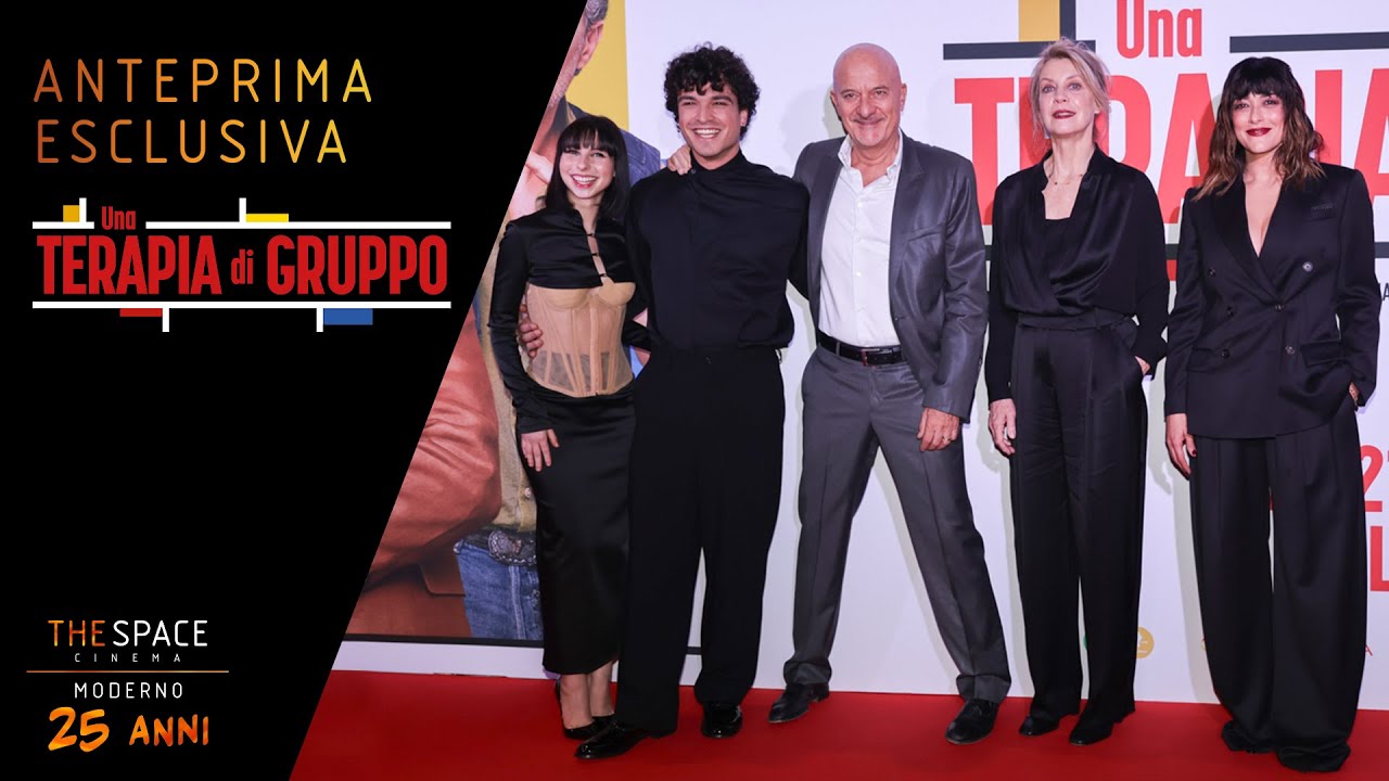 ANTEPRIMA ESCLUSIVA con il cast di UNA TERAPIA DI GRUPPO - 25 ANNI DEL THE SPACE CINEMA ROMA MODERNO