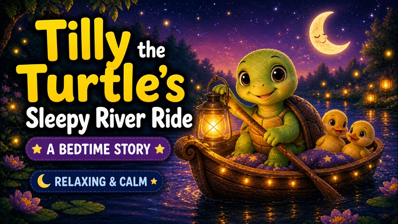 🌙🐢 Tilly the Turtle’s Sleepy River Ride