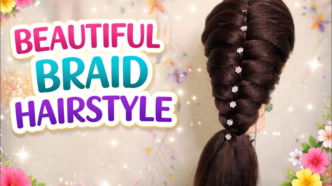 “Simple & Beautiful Braid Hairstyle 💖 | Easy Step by Step✨SwapnaBala Makeovers