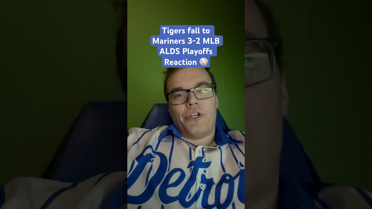 Tigers fall to Mariners 3-2 MLB ALDS Playoffs Reaction ⚾️