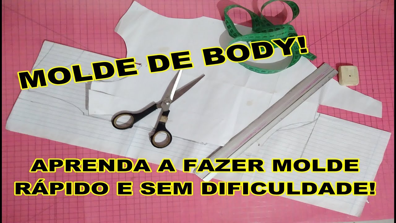 O JEITO MAIS F&Aacute;CIL E R&Aacute;PIDO DE COMO FAZER MOLDE BODY BEB&Ecirc;!