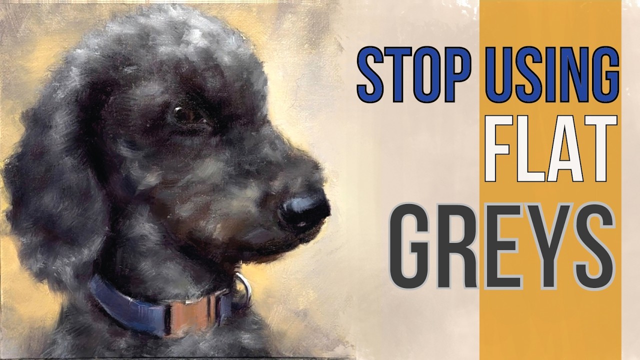 Stop Using Flat Greys — Mix Them Like This | Oil Painting Tutorial