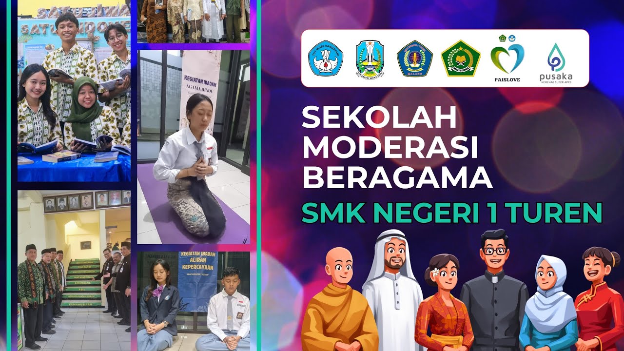 KAMPANYE DIGITAL SEKOLAH MODERASI BERAGAMA SMK NEGERI 1 TUREN