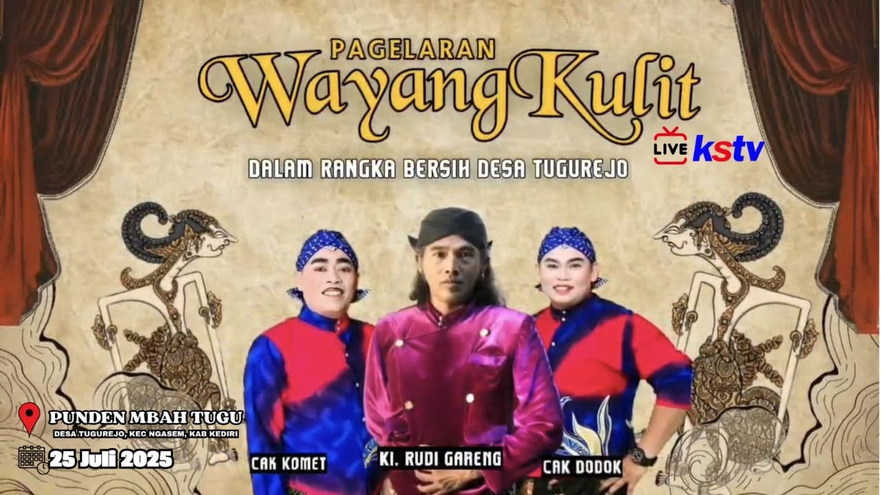 WAYANG KULIT BERSIH DESA TUGUREJO - Ki Rudi Gareng | Lawak Cak Komet & Cak Dodok | 25 Juli 2025