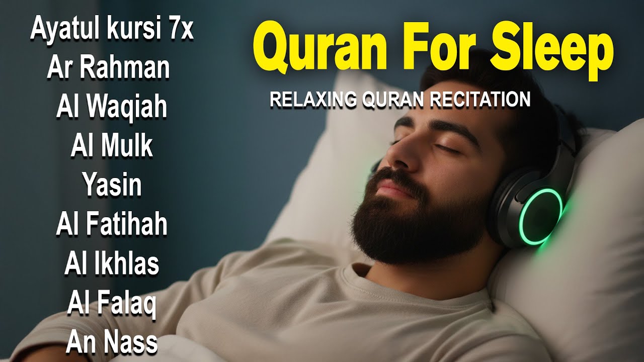 Quran For Sleeping | CURE YOURSELF WITH QURAN | Sleep - Study - Ruqyah | LOFI QURAN #quranforsleep