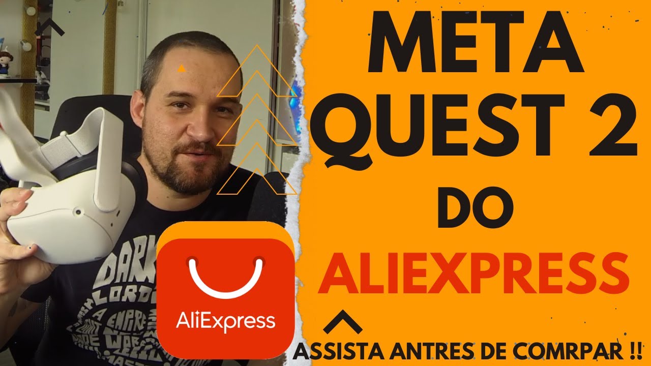 Meta QUEST 2 do Aliexpress - Unboxing e primeiras impressões.