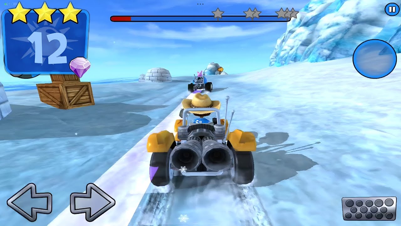 Boss Benny Follow Lunar Rover 250HP BB Racing | Beach Buggy Racing 2014