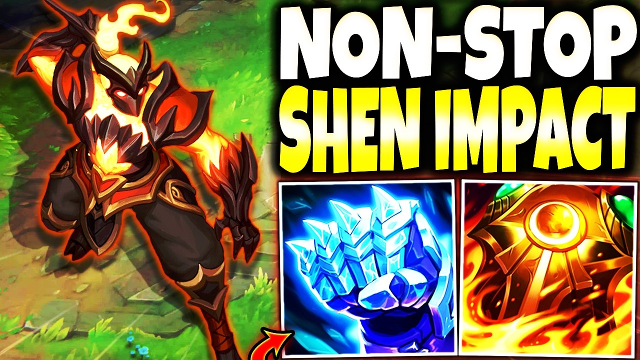 THIS IS HOW TO HAVE THE BIGGEST SHEN IMPACT ALL AROUND THE MAP AND CARRY | LoL Top Shen s14 Gameplay
