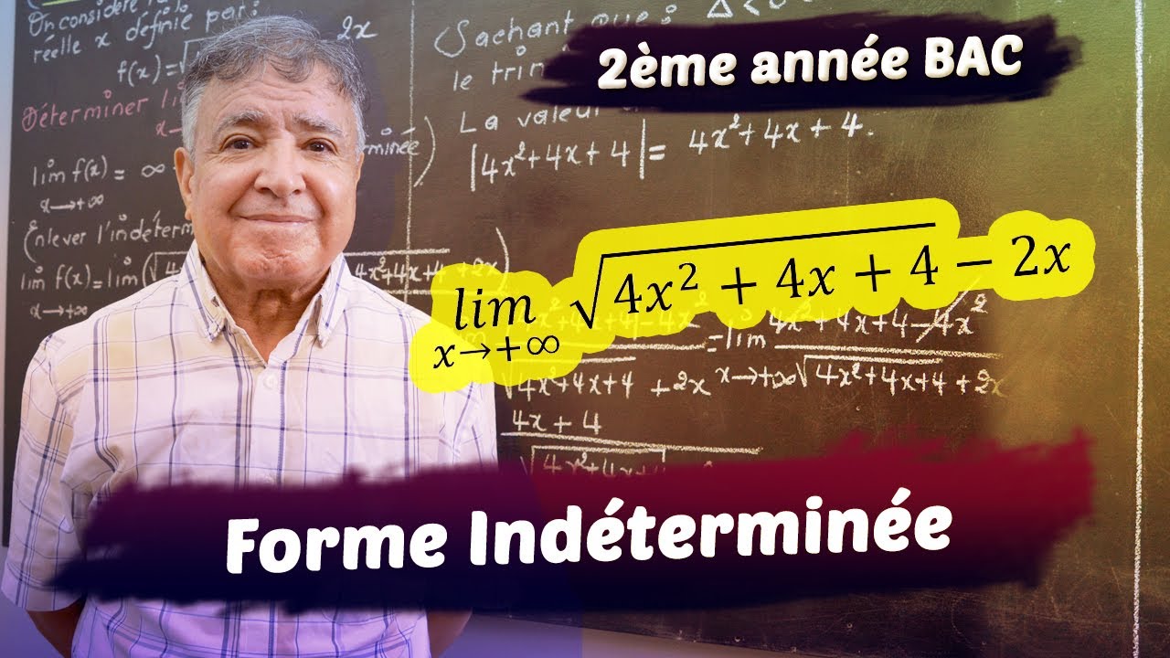 Déterminer la limite d'une fonction avec une forme indéterminée