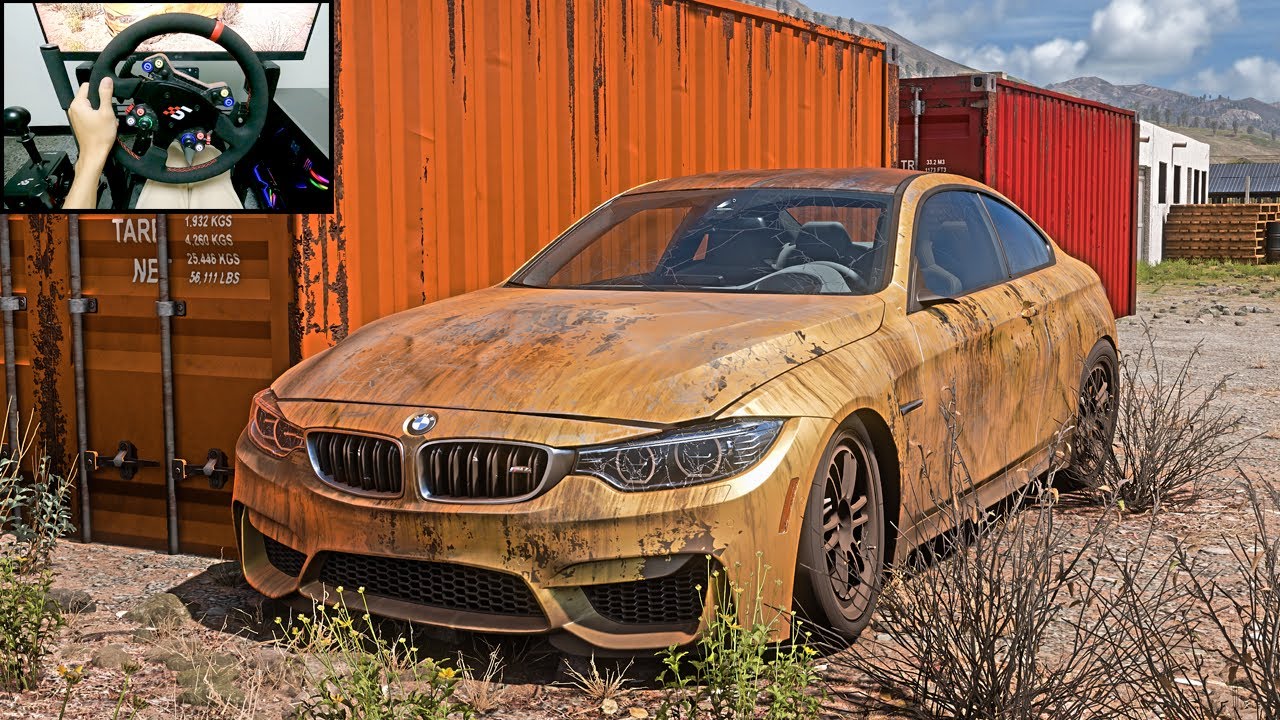 Rebuilding an Abandoned BMW F82 (710HP) - Forza Horizon 5 | Simagic Alpha Ultimate gameplay