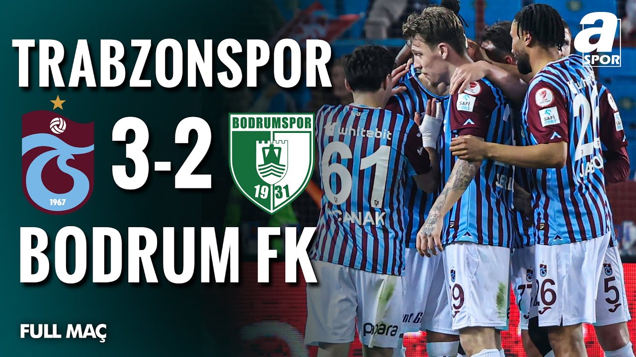 Trabzonspor 3-2 Sipay Bodrum FK | FULL MAÇ | Ziraat Türkiye Kupası Çeyrek Final Maçı | 02.04.2025