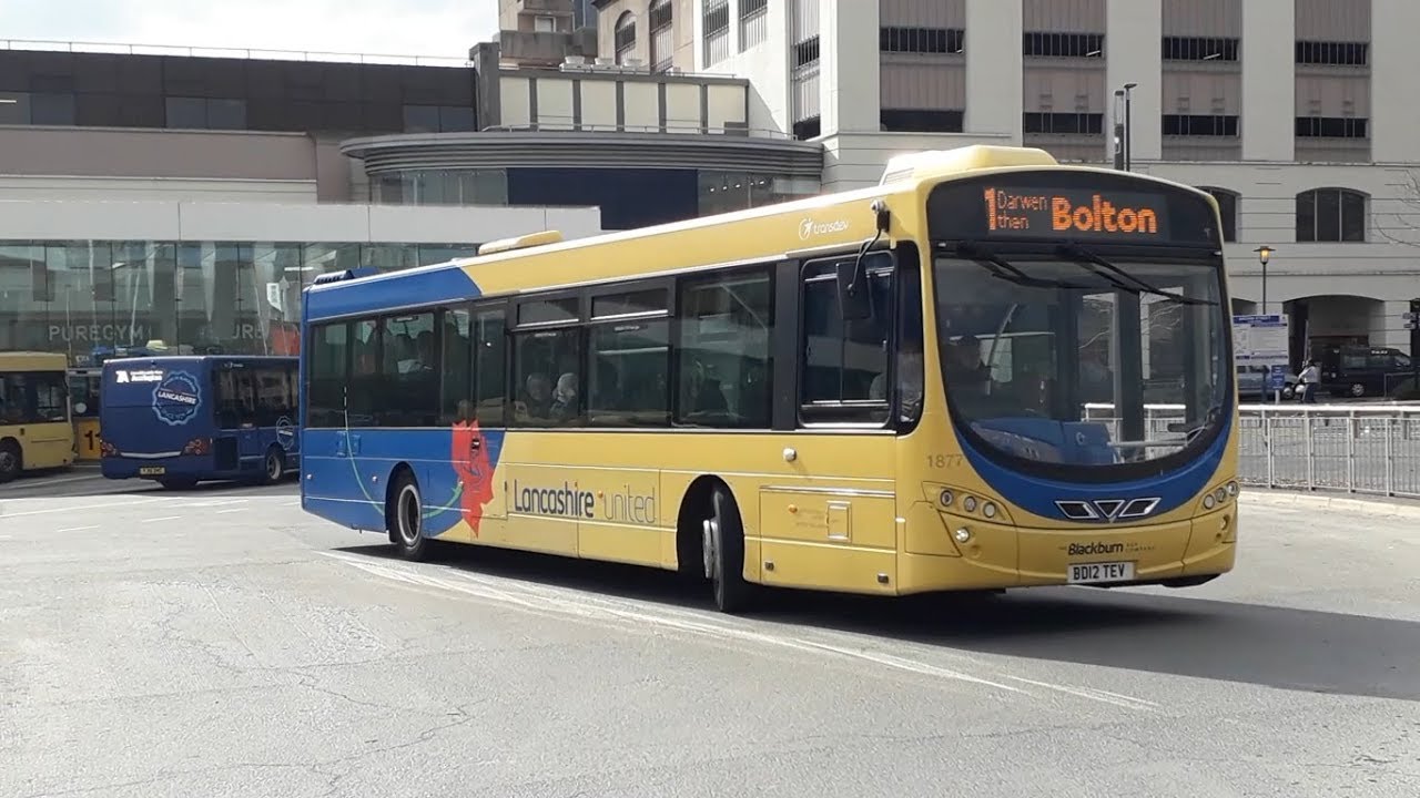 Buses at Blackburn Bus Station, Lancashire - Tuesday 9th April 2019