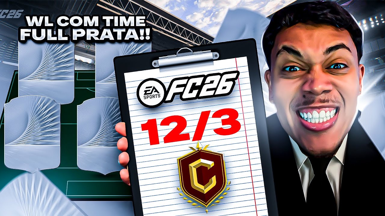 FC26 - HISTÓRICO!  JOGUEI A WL COM TIME FULL PRATA