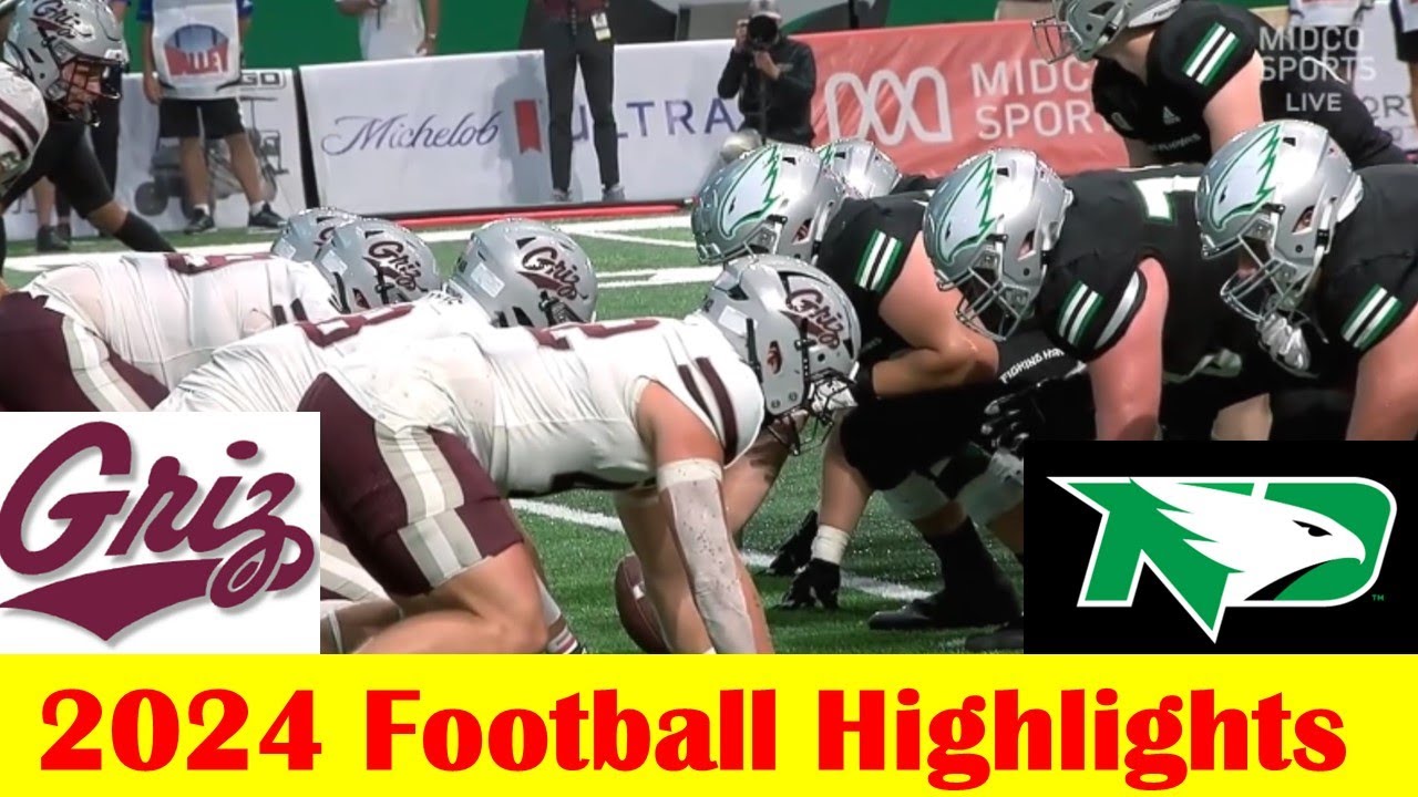 Montana vs North Dakota Football Game Highlights 9 7 2024
