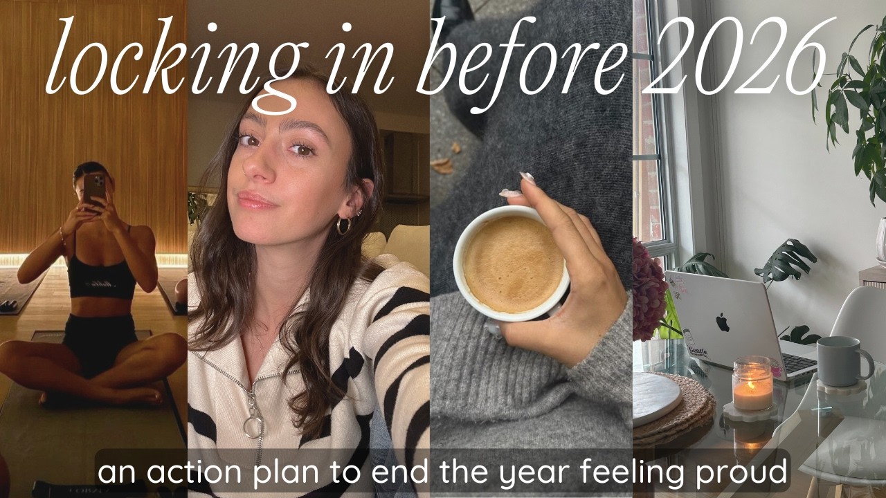 there is one month left of 2025... let's lock in 🔐 *my exact plan* (goals, money + must do's)