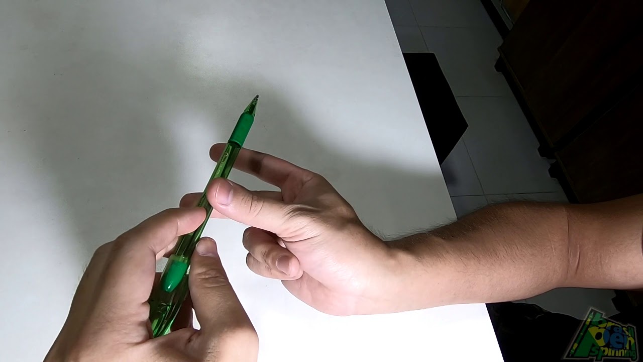 Aprendendo a Girar Caneta - Manobra Thumb Around (TA) - [Pen Spinning Aula 1] RSVP MX 0%