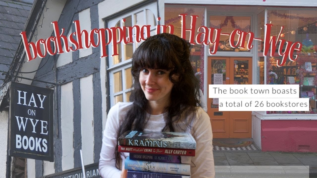 come bookshopping in UK's famous book town *bookmas day 5*