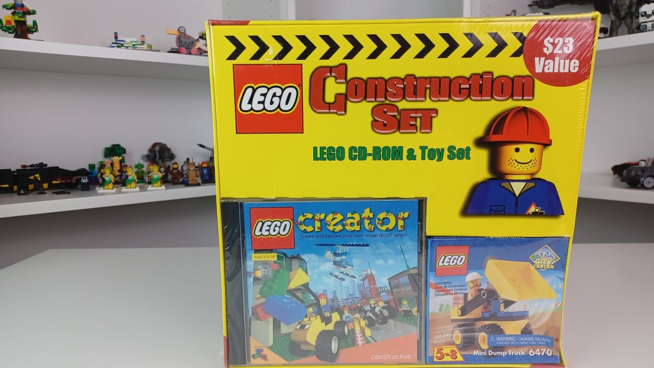 Lego Throwback Friday! Set 6470 Mini Dump Truck and cd-rom