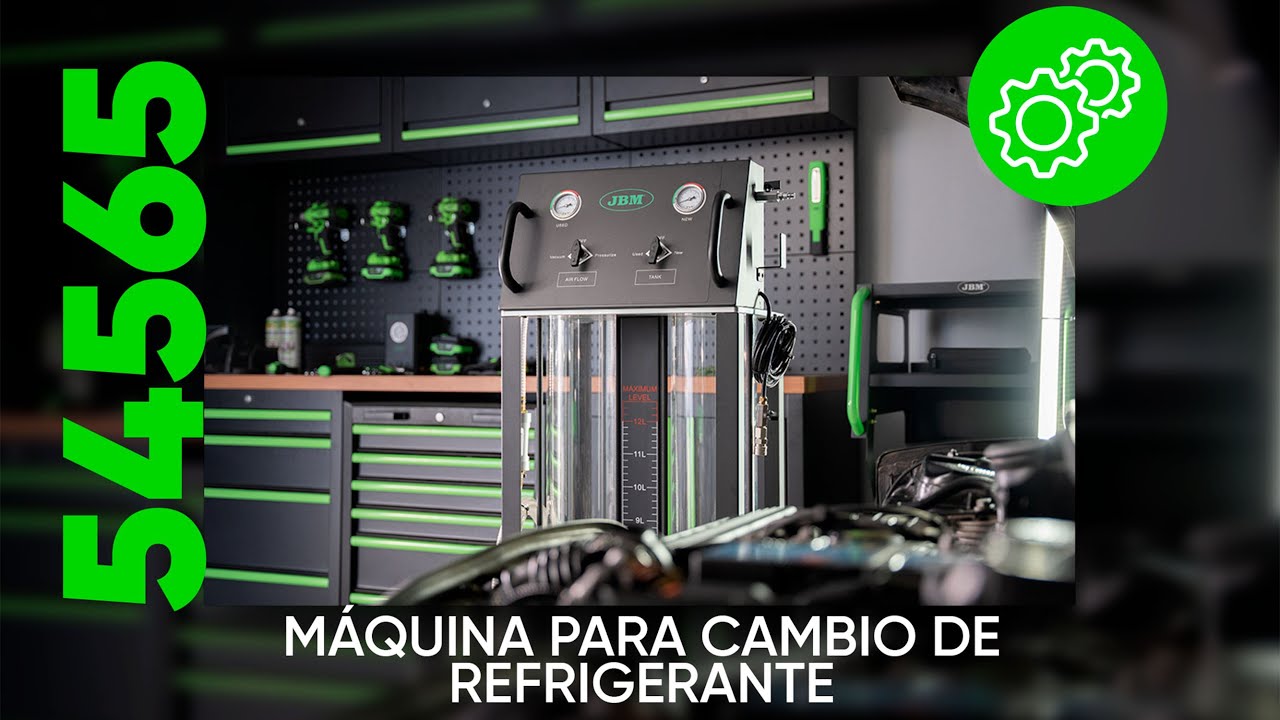 C&Oacute;MO UTILIZAR LA M&Aacute;QUINA PARA CAMBIO DE REFRIGERANTE REF. 54565