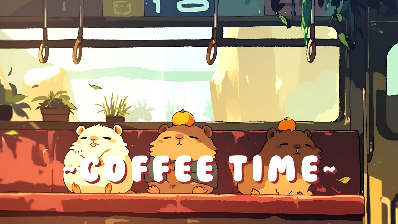Capybara Study Beats - Study & Chill Music Mix ~ Sweet Dreams ~ 🦫 🎵 🌙