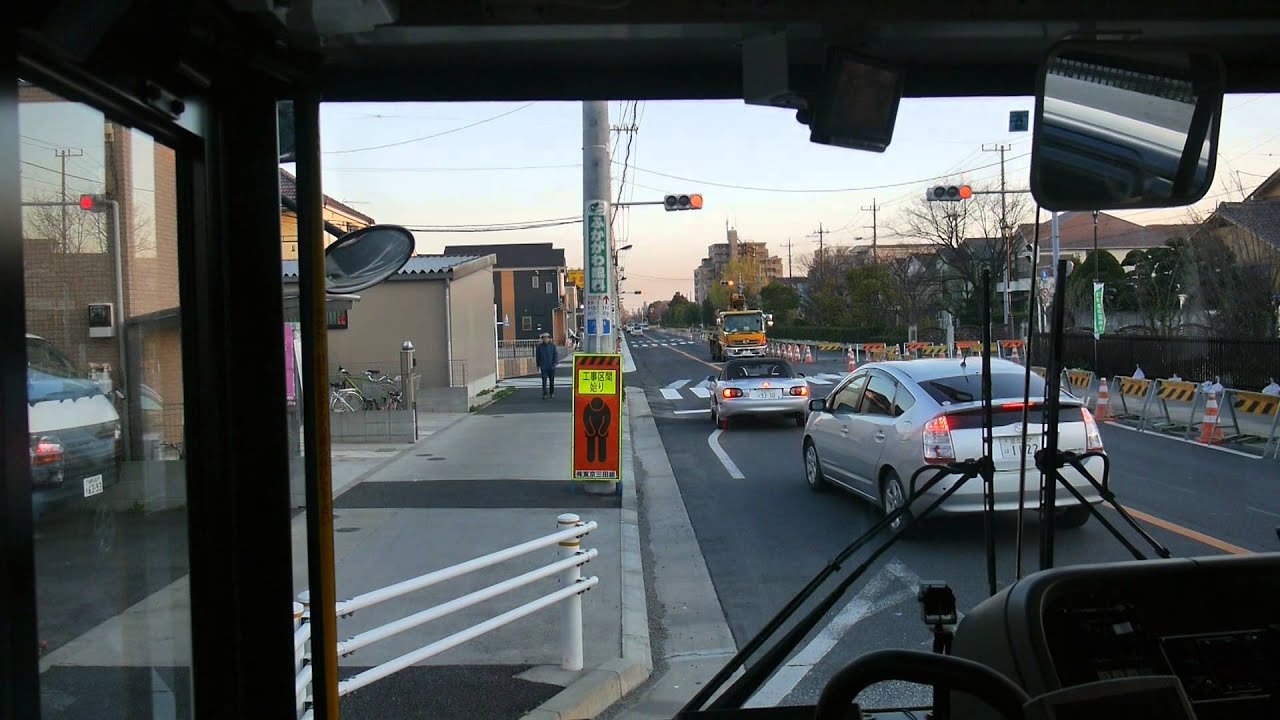 【前面展望】八潮駅～六ッ木都住～亀有駅【東武バスウェスト・亀64_日本縦断中！】