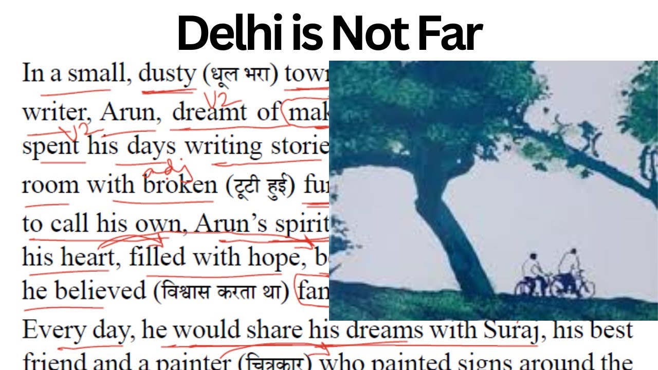 Delhi is Not Far | English Story | Hindi Translation | Ruskin Bond Stories। Short Moral Story