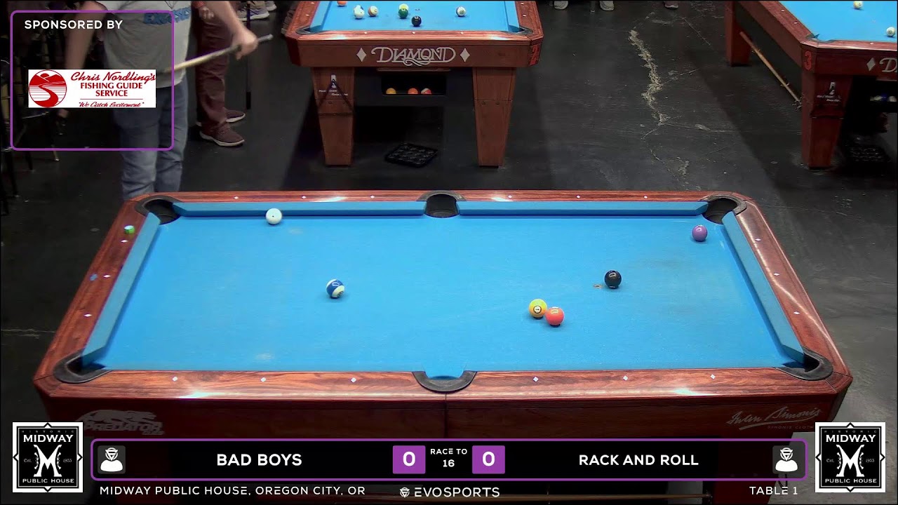 BAD BOYS vs RACK AND ROLL  - MIDWAY PUBLIC HOUSE - TABLE 1 | EvoSports