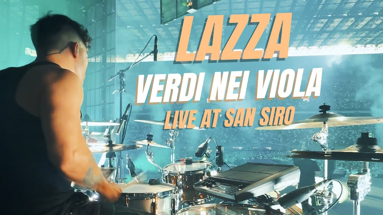 LAZZA - Verdi Nei Viola (live San Siro) | FULL BAND POV