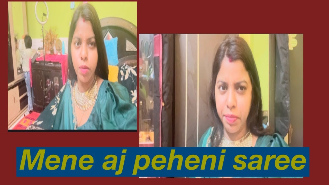 Aj peheni saree# vlog