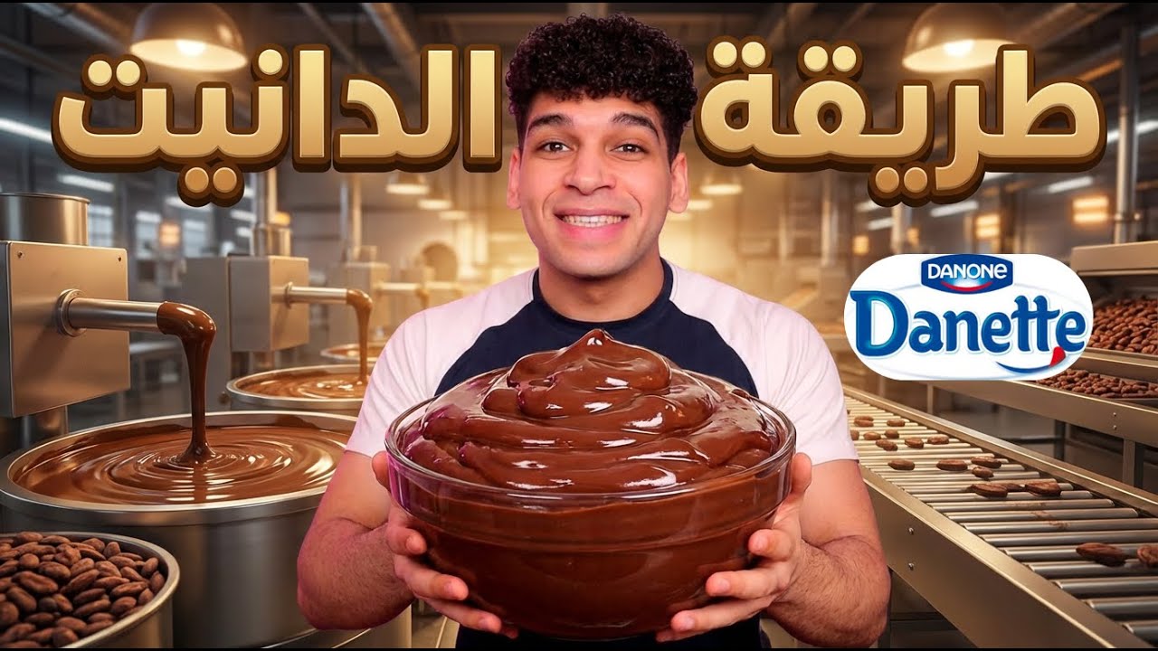 الدانيت 🍫 بأسهل طريقه 😋